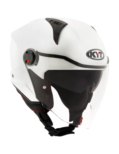 Casco KYT D-City Plain Blanco Cristal