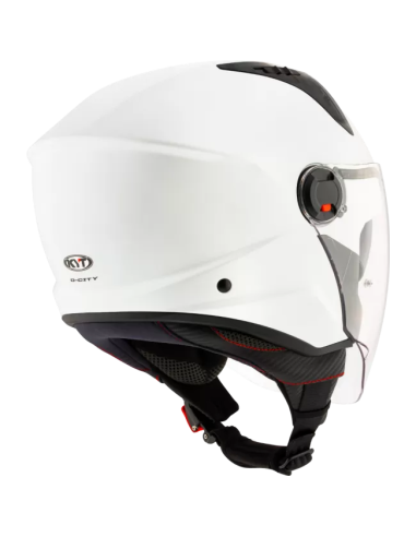 Casco KYT D-City Plain Blanco Cristal