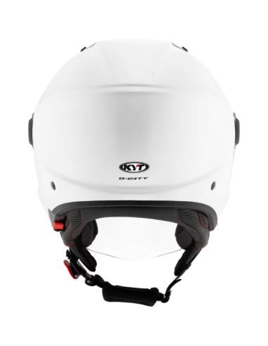 Casco KYT D-City Plain Blanco Cristal