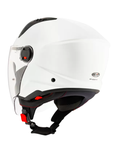 Casco KYT D-City Plain Blanco Cristal