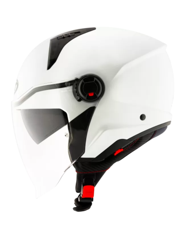 Casco KYT D-City Plain Blanco Cristal