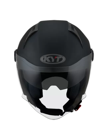 Casco KYT D-CITY Plain Negro Mate