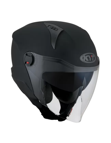 Casco KYT D-CITY Plain Negro Mate