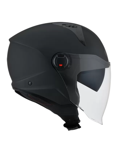 Casco KYT D-CITY Plain Negro Mate