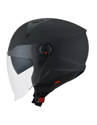 Casco KYT D-CITY Plain Negro Mate