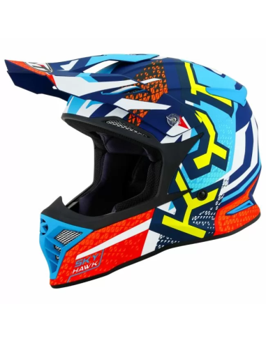 Casco KYT Skyhawk Hyperflow Azul...
