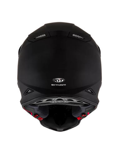 Casco KYT Skyhawk Plain Negro Mate