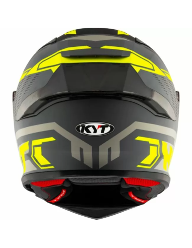 Casco KYT R2R Octane Amarillo Fluo Mate