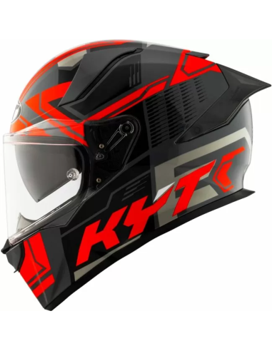 Casco KYT R2R Octane Rojo