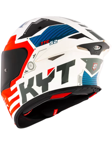 Casco KYT TT-REVO Fuselage Rojo