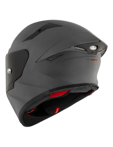 Casco KYT TT-REVO Plain GRL Gris Mate