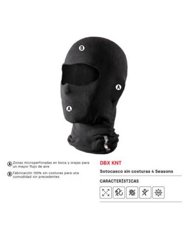 Balaclava SIXS 4 Seasons DBX KNT Negro