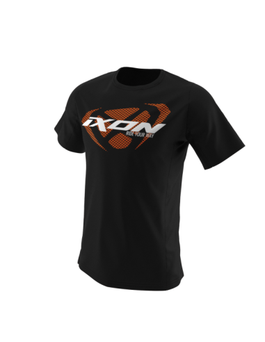 Camiseta IXON UNIT Negro-Blanco-Naranja