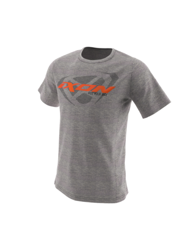 Camiseta IXON UNIT Gris-Naranja-Negro