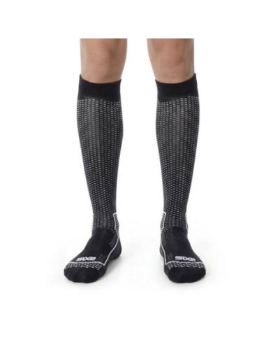 Calcetines SIXS Long Racing V3 Negro