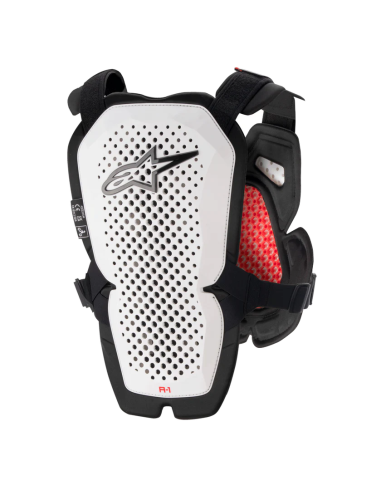 Peto ALPINESTARS A-1 Blanco/Negro/Rojo