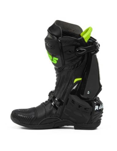 Botas RAINERS 999 Negro/Amarillo Fluo