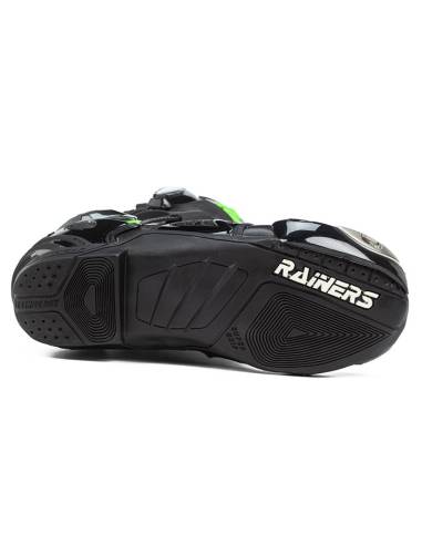 Botas RAINERS 999 Negro/Amarillo Fluo