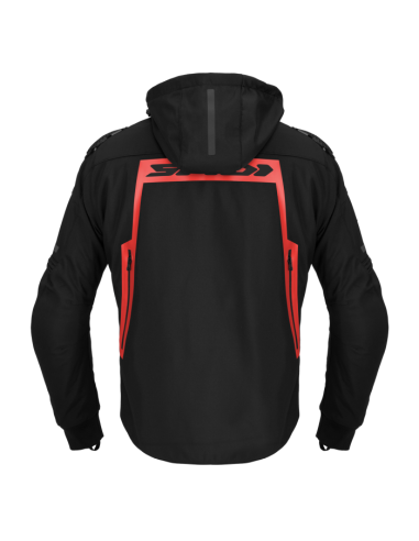Chaqueta SPIDI Warrior H2OUT® Negro/Rojo