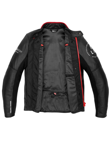Chaqueta SPIDI Genesis Negro/Rojo