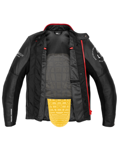 Chaqueta SPIDI Genesis Negro/Rojo