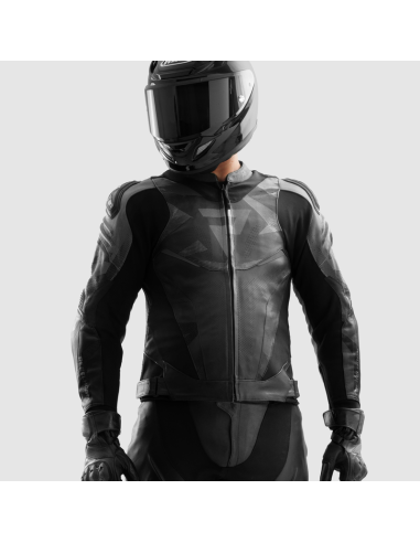 Chaqueta REBELHORN Cuero Inferno Negro