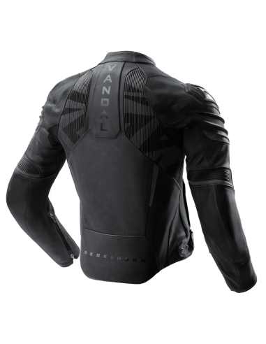 Chaqueta REBELHORN Cuero Vandal 2 Negro