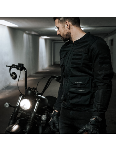 Chaqueta REBELHORN Brutale Negro