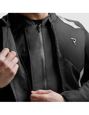 Chaqueta REBELHORN Jax Negro/Gris