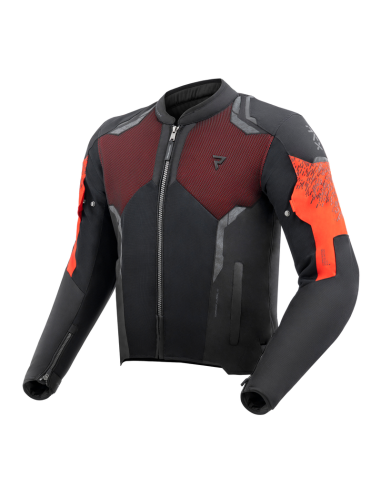 Chaqueta REBELHORN Jax Negro/Rojo