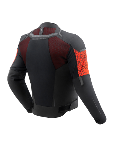 Chaqueta REBELHORN Jax Negro/Rojo