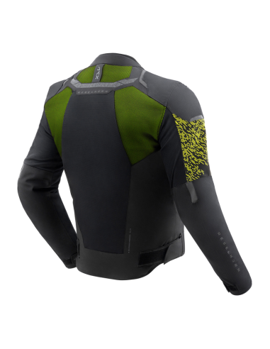 Chaqueta REBELHORN Jax Negro/Amarillo...