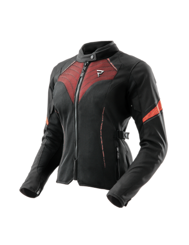Chaqueta REBELHORN Jax Lady Negro/Rojo