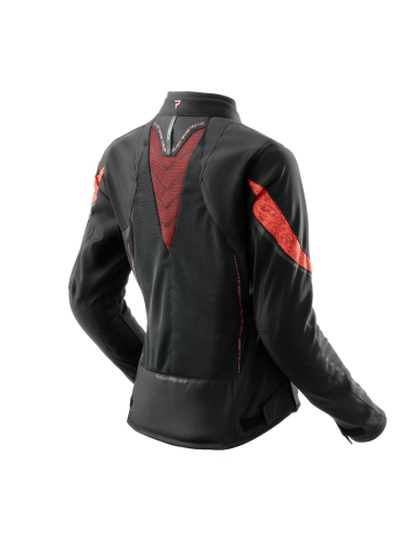 Chaqueta REBELHORN Jax Lady Negro/Rojo