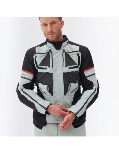Chaqueta REBELHORN Range Gris/Negro/Rojo