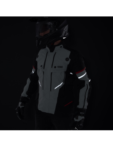 Chaqueta REBELHORN Range Gris/Negro/Rojo