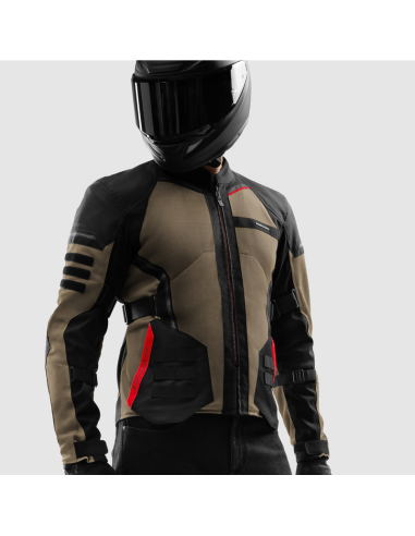 Chaqueta REBELHORN Scandal 3 Negro/Rojo