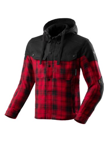Chaqueta REBELHORN Shifter Negro/Rojo