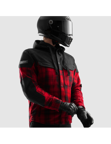 Chaqueta REBELHORN Shifter Negro/Rojo