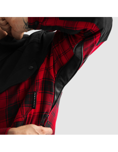 Chaqueta REBELHORN Shifter Negro/Rojo
