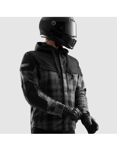 Chaqueta REBELHORN Shifter Negro/Gris