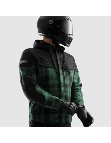 Chaqueta REBELHORN Shifter Negro/Verde