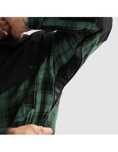 Chaqueta REBELHORN Shifter Negro/Verde