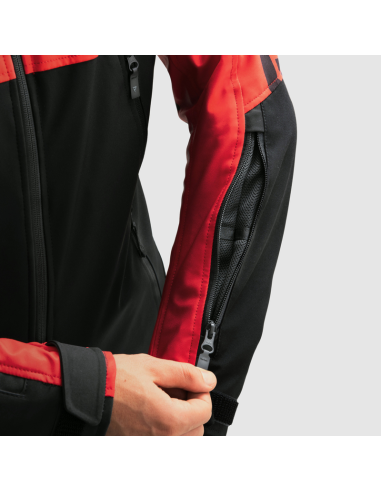 Chaqueta REBELHORN Slash Negro/Rojo
