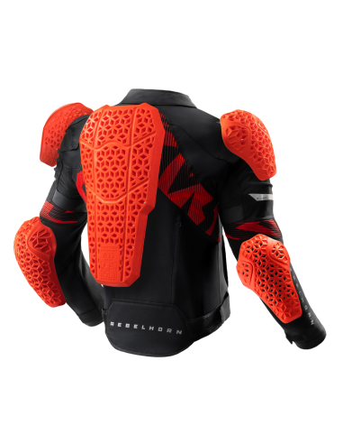 Chaqueta REBELHORN Vandal 2 Negro/Rojo