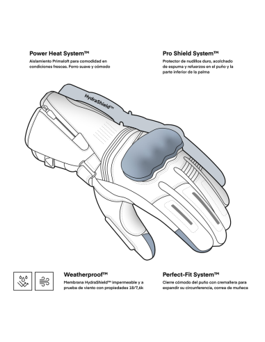 Guantes REBELHORN Summit Winter WP Negro