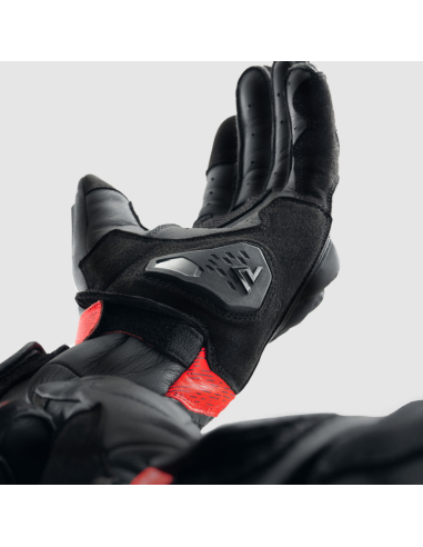 Guantes REBELHORN Viper Negro/Rojo