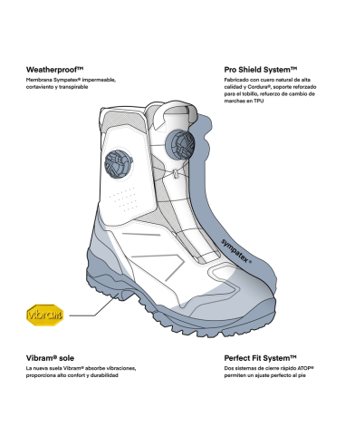 Botas REBELHORN Defender X Marrón