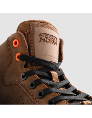 Botas REBELHORN Cuero Spike Marrón