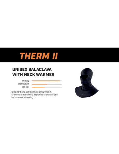 Balaclava REBELHORN Therm II Negro